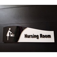 Mother child room signage ~ nursing room signage