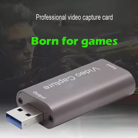 4K 1080P HDMI-compatible USB 3.0 Video Capture Card For Game Recording Box DVD Camcorder To Record L
