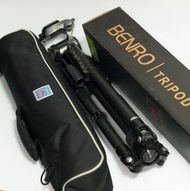 Benro C-1691EX Mg-Carbon Fiber Tripod 百諾 鎂碳纖腳架 + Velbon PH-157Q Silver Head 金鐘 雲臺 Stable 穩定