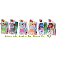 MU'MIN Anti Bakteria Krim Mandian 1000ml PERCUMA Ubat Gigi /Krim Mandian Susu Kambing 1000ml PERCUMA