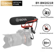 Boya BY-BM2021 คอนเดนเซอร์ไมโครโฟนวิดีโอสำหรับสมาร์ทโฟนกล้อง DSLR กล้องสัมภาษณ์สดสตรีมมิ่ง
