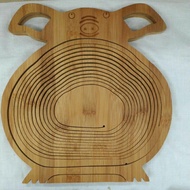 Bamboo Fruits Basket Jewellery Basket Gift