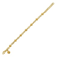 Gold Plate 999 Bracelet for children by Zhulian