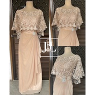 ♞,♘Mother dress / Pang-ninang / Woman dress / Formal dress / Occasional Dress / Formal outfit for w