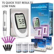 Blood Glucose Meter Medical Glucose Test Strips Lancets Devices Glucometer Kit Diabetic Diabetes Digital