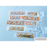 Embossed letter VXR VX TX VXS GXR VXL TXL 5.7 V8 V6 rear sticker for Toyota LAND CRUISER, high quali