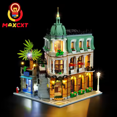 MAXCXT LED Light For LEGO 10297 Boutique Hote DIY Decorative Lamp With Battery Box (Not Include Lego