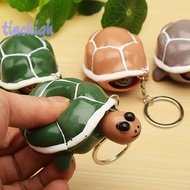 [TinchighS] Tortoise Keychain Head Popping Squishy Squeeze Toy for Stress Reduction for Men [NEW]