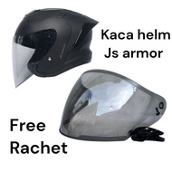 Helmet visor JS Armor plus ratchet