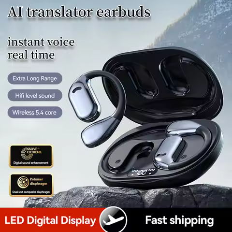For Xiaomi AI Translator Earphone Wireless Bluetooth Headphones Real-time Language Translation Devic