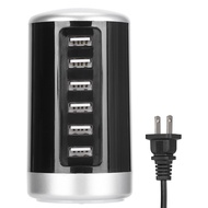 Myhome-sg 6 Ports USB Tower Charging Station 30W Rapid Charger Power Adapter