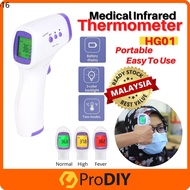 health ✷Digital Infrared Theometer Non-Contact Laser Forehead Theometer For Adult and Baby Cek Suhu Badan Demam✼