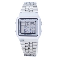 Casio Alarm World Time Digital A500WA-7DF Mens Watch