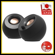 Creative Pebble V3 Black USB/Bluetooth/3.5mm Pin 8W RMS Peak Output 16W USB Type-C/A SP-PBLV3-BK[Dir