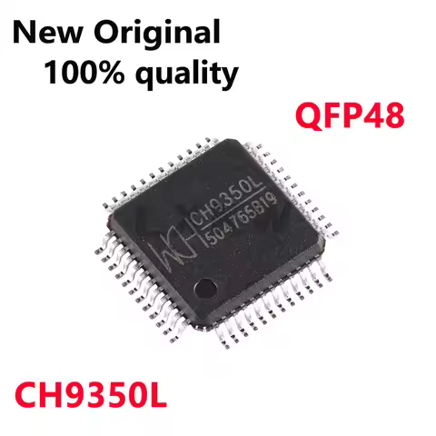 1-10/PCS New Original CH9350L LQFP-48 USB keyboard and mouse to serial port communication control ch