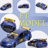 ET MC 1: 64 Honda Civic Civic EG6 Mk5 Rocket Rabbit Pandem Alloy Car Model