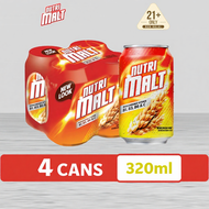 Nutrimalt Non-Alcoholic Malt Beverage Can (320ml x 4)