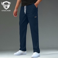 EAGLADE Jogging Sweat Jogger Pants for Men Baggy Tracksuit Man Trousers Stretchable in Dark Blue E05