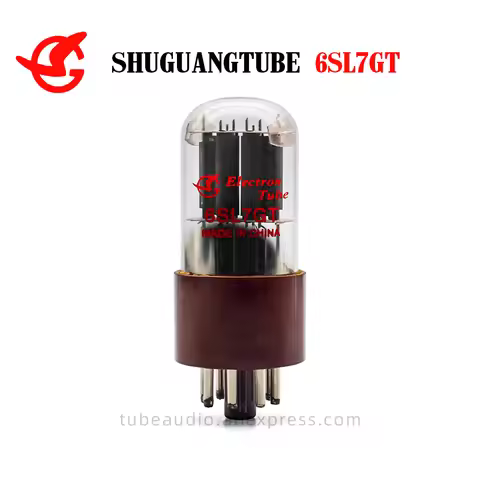 2026 SHUGUANG Vacuum Tube 6SL7 Audio Tube Replace 6H9C/6N8P/ECC33 Matched Pair Authorized Dealer
