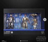 孩之寶「星際大戰：黑標系列」（Hasbro Star Wars The Black Series）的 《曼達洛人與格羅古》（The Mandalorian and Grogu）曼達洛人、傭兵守衛機器人