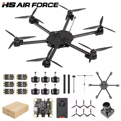 HS Airforce HS-P136M 13 Inch Six Axes FPV Drone Racing 140KM/h 30min Distance FPV Camera Drone Rated