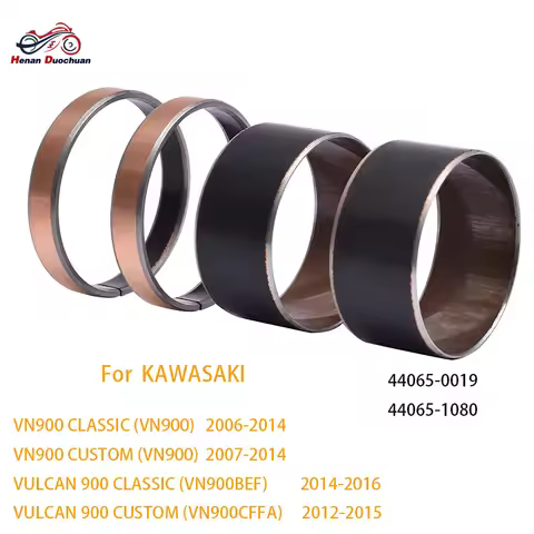 Motorcycle Front Fork Absorber Rail Bushings Copper for KAWASAKI VN VULCAN 900 CLASSIC CUSTOM VN900 