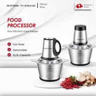 Swiss Thomas Chopper Food Processor 2L 3L Blender Mini Pounder Food Chopper Grinders Machine Electri