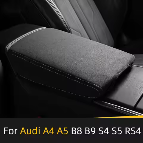 Armrest Box Protective Cover For Audi A4 A5 B8 B9 S4 S5 RS4 2009-2016 2017-2019 2022 2023 2024 Decor