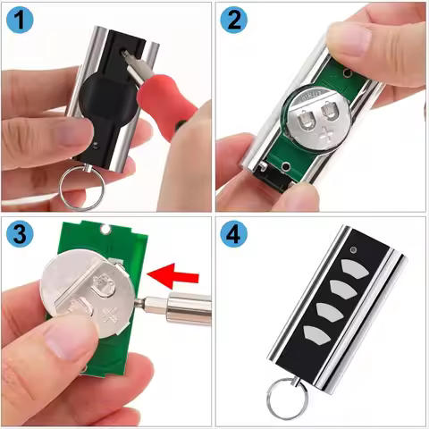 L63A Remote Control for Entrematic RCU 433-4K,RCU 433-2K,EA433 2KM,433.92 Rolling Code Garage Remote