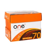 กระดาษถ่ายเอกสาร A4 70แกรม ONE