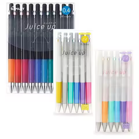 Japan Pilot Juice Up Gel Pen Set New Juice Up 0.4mm Metallic Color Neutral Pen Limited Edition LJP-2