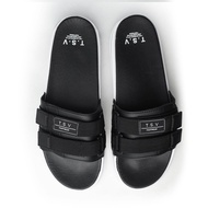 Sandal slip on pria original tsv footwear Sandal pria sendal cowok slide hitam putih