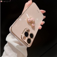 OPPO Find X5 X3 Pro X2 Lite Neo F11 F9 R17 Pro R15 R15x K1 R11 R11s Plus Phone Case 3D Stereo Mickey Bowknot Bow Plating Luxury Cute Cartoon Simple Soft Casing Cases Case Cover