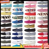 Toms Thomas Shoes Denim Shoes Pure Color Flat kasut Casual Couple loafer Toms Shoes Slip on Shoes