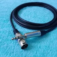 Akai Stereo Audio Cable 6.5 mm to Xlr Male 0.5 Mtr - 5 Mtr