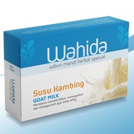 SABUN WAHIDA SUSU KAMBING SABUN PEMUTIH SECARA PERMANEN SABUN SUSU SABUN PEMUTIH SELURUH BADAN SECAR