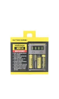Nitecore New i4 充電器 獨立 4位 Li-ion 鋰電池 Ni-MH 鎳氫電池