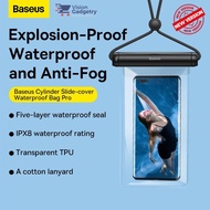 Baseus Phone Waterproof Bag PRO Swimming Case Cylinder Slide Cover IPX8 (0-7.2")
