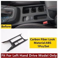 CJ7F คาร์บอนไฟเบอร์แผงเกียร์/ที่วางแก้วน้ำ/air Outlet Ac Ventกรอบฝาครอบอุปกรณ์เสริมสำหรับford Focus 