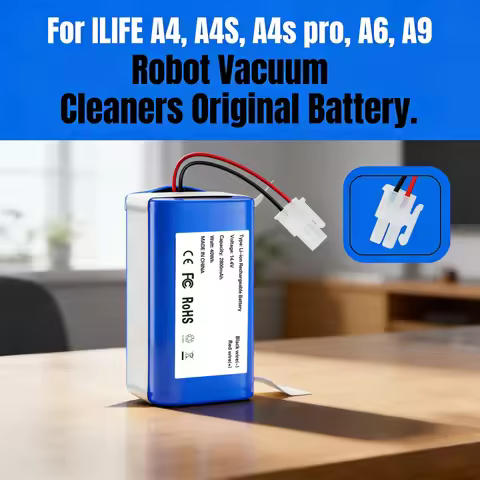 14.4V/14.8V 3500mAh Replacement Battery for ILIFE A4, A4S, A4S pro, A6, A7, A9 Robot Vacuum Cleaner