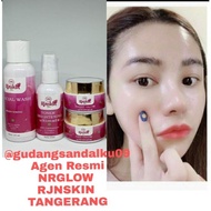 PAKET SKINCARE PEMUTIH WAJAH - CREAM BPOM NR GLOW RJN SKINCARE CEPAT