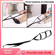 Fityle Bed Ladder Assist Strap Sit up Handle Rope Ladder with 3 Hand Grip Comfortable for Elderly