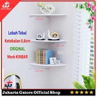 3-Tier Corner Shelf for Wall Decoration to Make Your Home Corner Beautiful Look - A640 GStore
