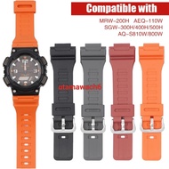 Casio AQ S-810 AQ-S810W AQS810 AQ S810 Black Casio Rubber Watch Strap