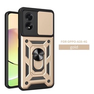 Oppo A38 - A18 Case Softcase SLIDE ARMOR CAMERA PROTECTION Case Casing Hp Oppo A38 - A18