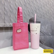 [ยอดนิยม] Noosol (1ใบ/แพ็ค) ถุงใส่แก้วเยติ 20-30oz กระเป๋าผ้าดิบ พร้อมส่ง 10920