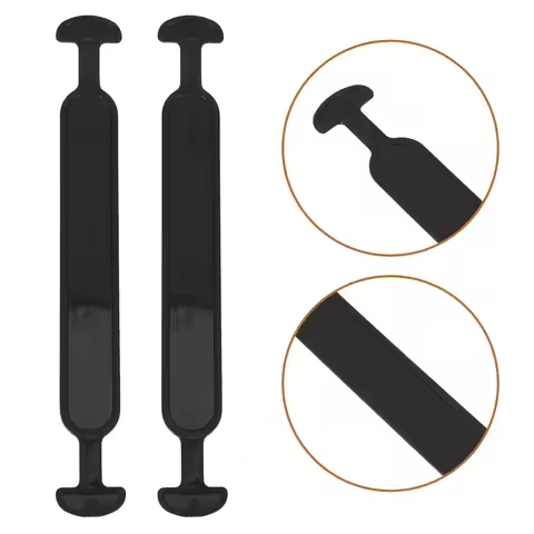 100pcs Plastic Cardboard Box Handles Black Handle Straps Replacement for Cartons Pastry Boxes for Sh