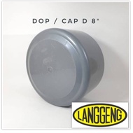 8" LANGGENG pipe Cap Plain pvc pipe Cap without thread 8 inch Dop Cap 8
