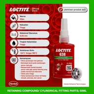 GREEN Loctite 638 HIGH VISCOSITY POLISH CYLINDRICAL FIT BOND SHAFT BEARING PULLEY GEAR RIM MOTOR ENG