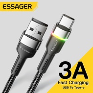 Essager Type C Cable Fast Charging For Samsung Huawei Xiaomi Redmi mi 3A Usb C to Usb Cable 0.25/0.5